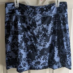 J. Jill A-Line Fit Skirt Skort Dusk Blue, Size LT